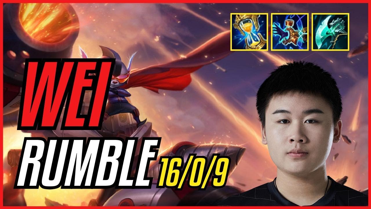 WEI - RUMBLE vs GRAVES JUNGLE - EUW MASTER - PATCH 11.9