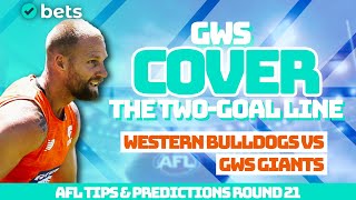 Afl Tips U0026 Predictions Western Bulldogs Vs Gws Giants  Round 21 2025