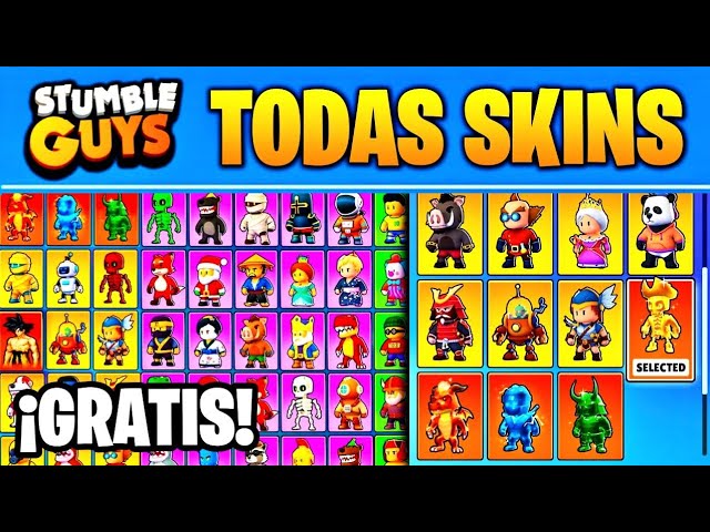 Como CONSEGUIR TODAS LAS SKINS *GRATIS* en STUMBLE GUYS 😱 Como tener SKINS GRATIS en STUMBLE GUYS ✅ class=