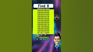 Click the LIKE button if you found 8! #iqtest #puzzle #quiz #find #quizup #easypuzzles #quizness #iq