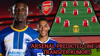 ARSENAL 🔴 PREDICTED LINEUP | Rumors and Transfers 2023 | Moises Caicedo, Youri Tielemans