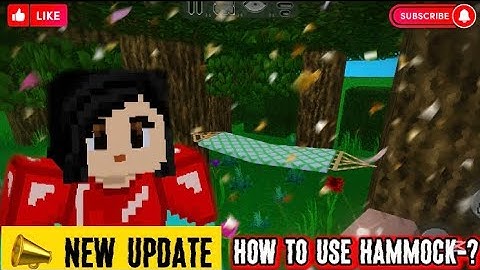 HOW TO USE HAMMOCK IN MULTICRAFT!!!  ||  #bestie_1multicraft