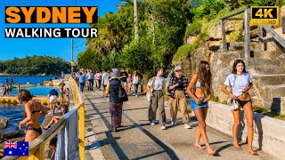 Sydney Australia Walk | Manly Beach Autumn Walk | 4K Walking Tour