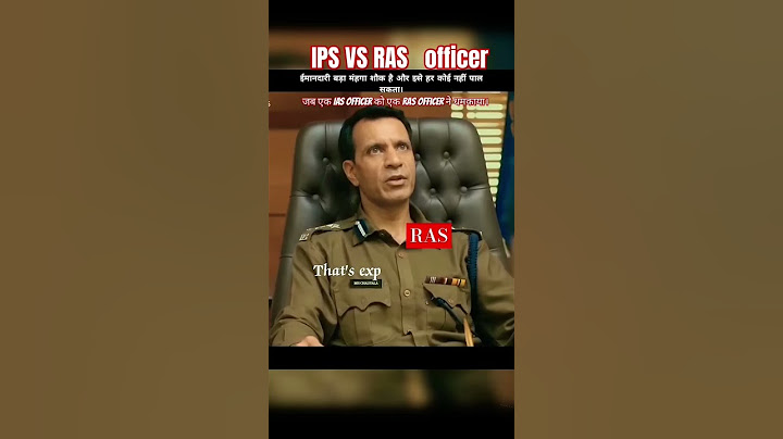IPS officer v/s RAS officer 🚔💯😄 #movie #ips #upsc #motivation #ras #iasofficer #backbenchers