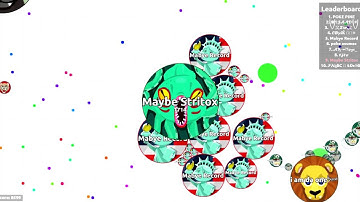 Popsplit, Tricksplit, doublesplit. TRAILER OF THE CHANNEL. AGAR.IO GAMEPLAY.