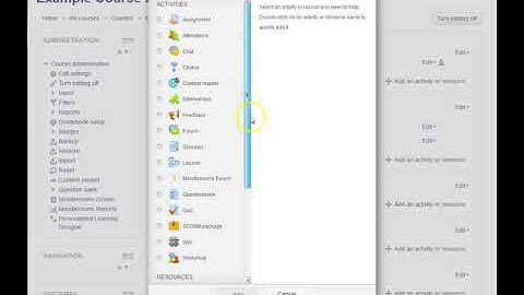 Adding Files and Folders in Moodle 3