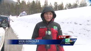 Crucial Sierra snow survey reveals 'substantial snowpack'