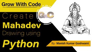 Be Prepared to Be Amazed by Drawing a Mahadev Image with Python Turtle! Wealth
