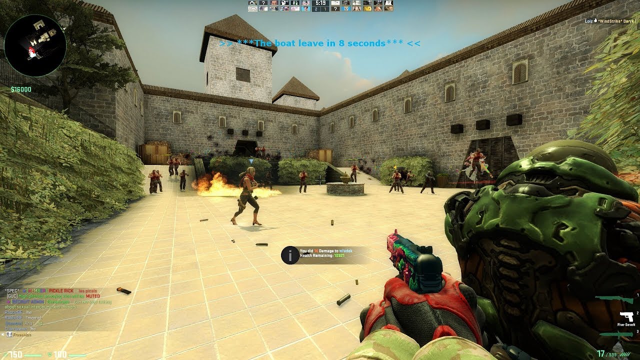 CSGO: Zombie Escape Mod - ze_Magala_Castle_Final (Boat Route) on ...