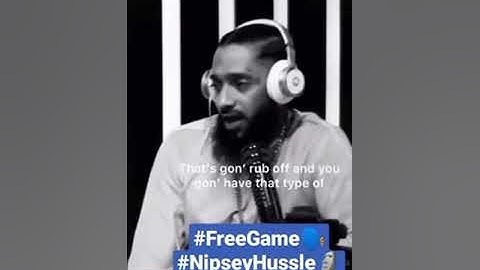 Nipsey Hussle "You become Who you surround yourself with" #nipseyhussle #shorts #trending #short