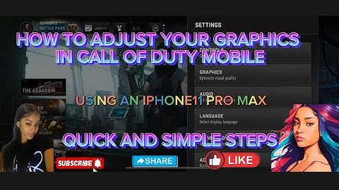 How to adjust your graphics settings in call of duty WARZONE mobile #callofdutywarzonemobile