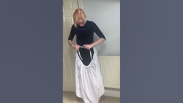 The zero waste 18th century skirt that ALWAYS fits - no pattern needed! #sewing #fashion