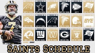 New Orleans Saints 2024 Schedule