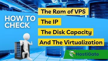 How to Check the RAM of the VPS the IP the Disk Capacity, and the Virtualization Details | HostiGate