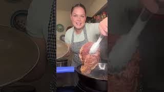 How to cook a ribeye steak in a cast-iron 🥩 #carnivore #grillingsteaks #cooking