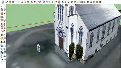 How to build a church in Sketchup