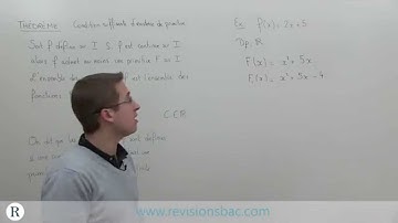 [RévisionsBac.com] - Condition suffisante d