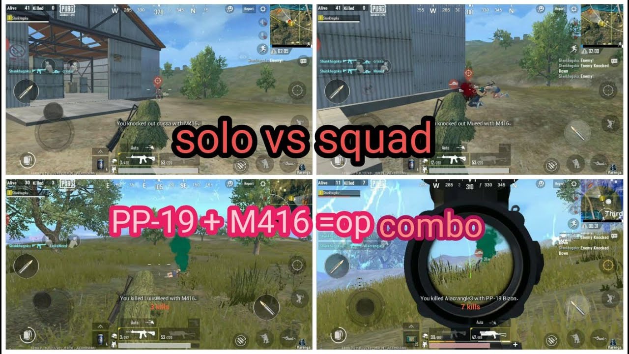 Pubg Mobile Lite gameplay(5) Solo vs Squad gameplay Without commentary ...