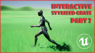 Beautiful Interactive Stylized Grass in UE5 | Tutorial (part 2)