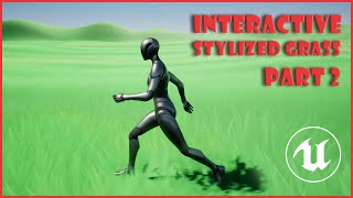 Beautiful Interactive Stylized Grass in UE5 | Tutorial (part 2)