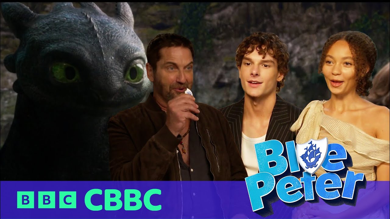 🎬 Blue Peter Meets the Stars of How to Train Your Dragon! 🐉✨ | CBBC