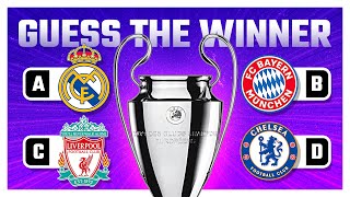 Guess Who Is The Winner Of The Uefa Champions League Tfq Quiz Football 2023