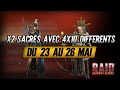 X2 sacrs accompagn de 4x10 diffrents  invoc ou stock    raid shadow legends