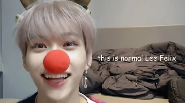Felix being the (not) normal one in Stray Kids (TW: Bassboost)