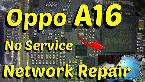 Oppo A16 No Service Network Repair 👍👍
