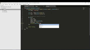 Submitting the form with Ajax