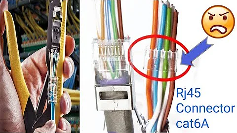 The BEST WAY to wire Up Ethernet Plugs!(Cat7 +Rj45 Moduler Load Bar connector)