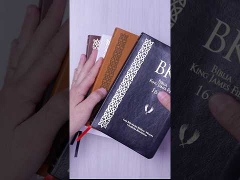Vídeo: Bíblia King James Fiel 1611 | Concordância e Pilcrows | Capa Luxo Branca