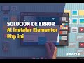Solucion de Error al instalar Elementor Pro upload max filesize