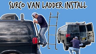 Surco Van Ladder Install on the Adventure Van