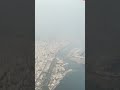 Sharjah view from plane UAE
