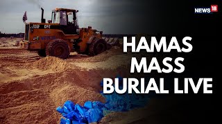 Live from Gaza: Burial of 54 Palestinians Repatriated from Israel | Deir al-Balah Cemetery | N18G