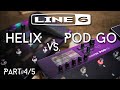 Can the Line6 PodGo compete with the Helix? Big Shootout! Part 4/5