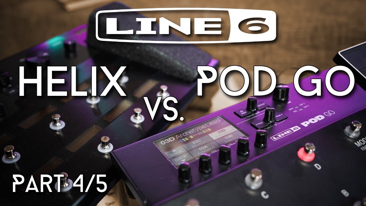 Can the Line6 PodGo compete with the Helix? Big Shootout! Part 4/5