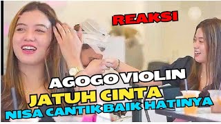 REAKSI: Agogo Violin Ditaksir Dan Jatuh Cinta Kebaikan Hati Budi Mulia Si Cewek Cantik #reaction