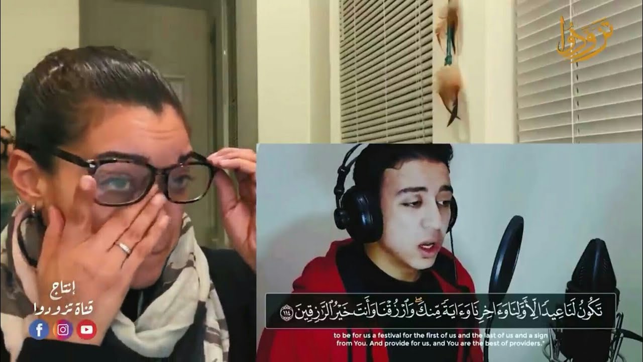 ردة فعل مؤثرة لفتاة مسيحية بعد سماعها لأيات من سورة المائدة وخطاب الله لعيسى عليه السلام 😭