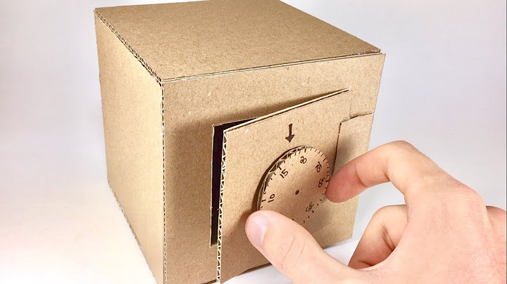 Crazy! How to Make Safe With Combination Lock For Kids