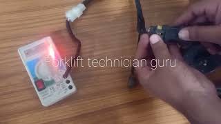 Nichiyu_BT_Toyota Godrej_Voltas_Ace Forklift  sensor bearing encoder sensor test  video