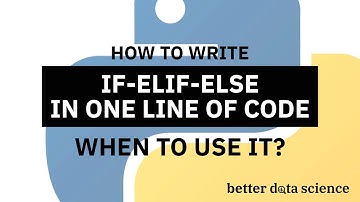 Python If-Else Statement in One Line - Ternary Operator Explained | Better Data Science