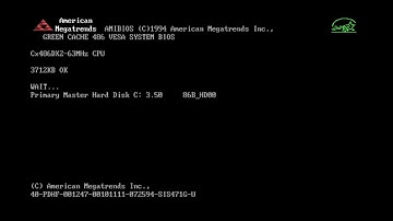 Slackware 3.0 booting on a Cyrix Cx486DX2 66 (86Box)