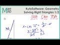 Right Triangle Solving Quiz