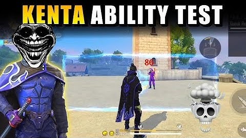 Most ( POWERFUL CHARACTER ) Of Free Fire 🗿 || " KENTA " CHARACTER SKILL EXPLAINED