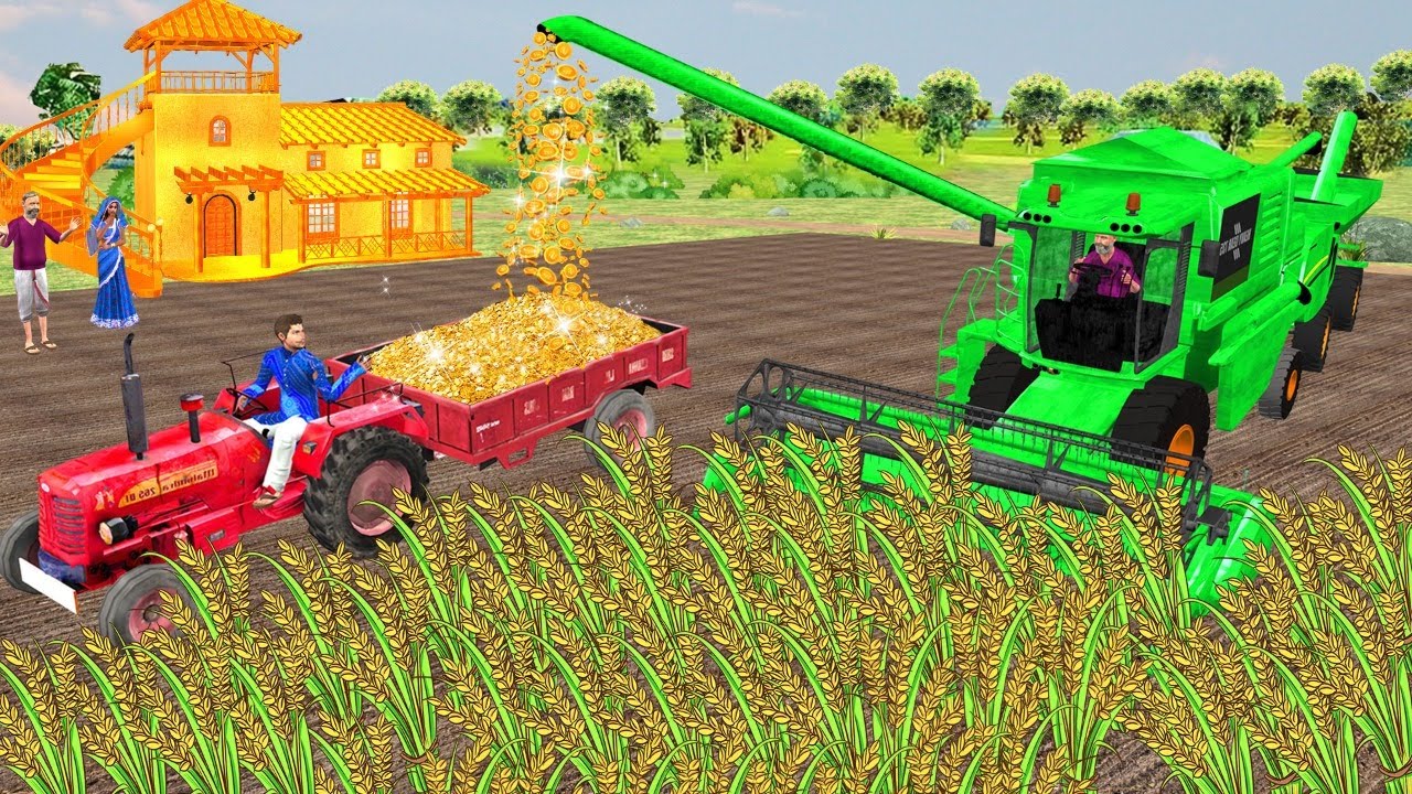 सोने का खेत ट्रैक्टर Lucky Farmer Gold Farm Tractor Funny Hindi Comedy Video