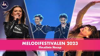 Melodifestivalen 2023 - Finalists Recap ᴴᴰ