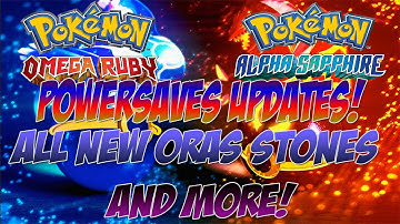 Powersaves Updates:Get All ORAS Megastones Plus Diancie!