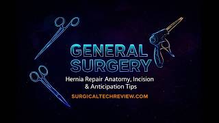 General Surgery: Hernia Repair Anatomy, Incisions & Anticipation Tips